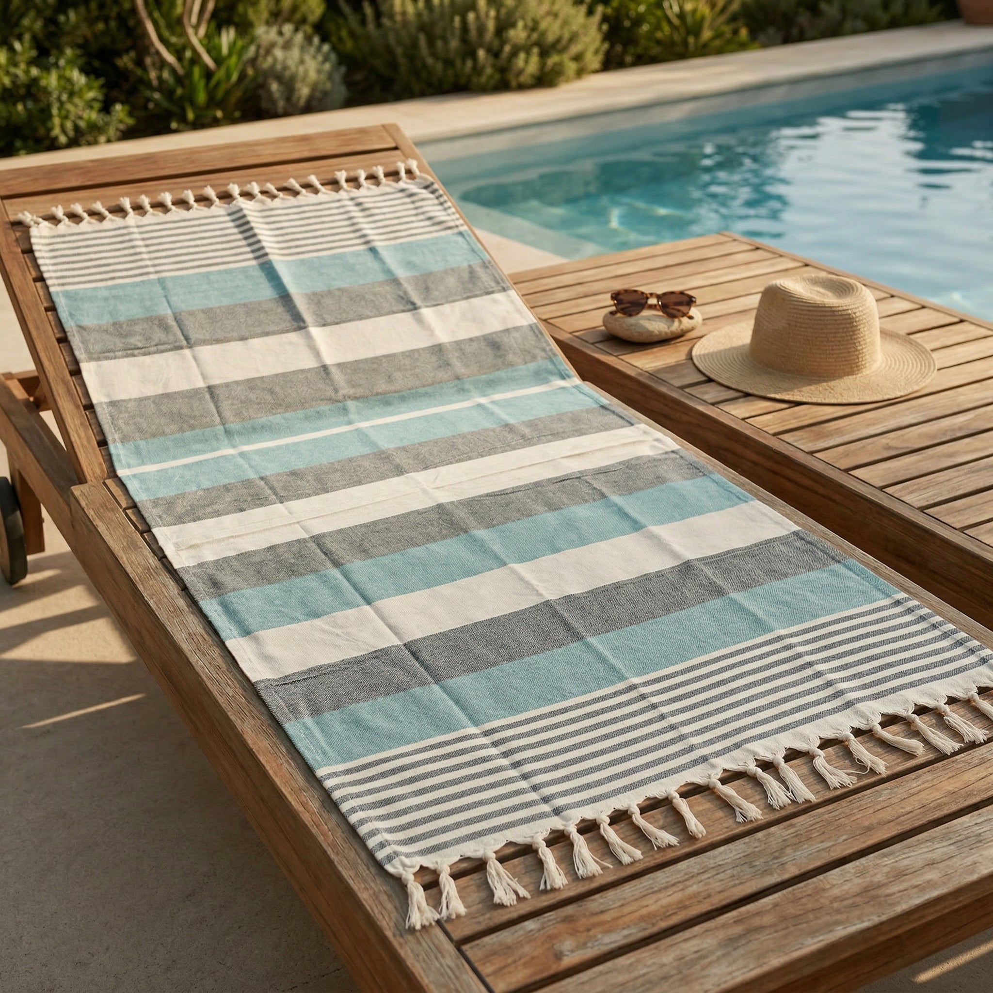 Water Green Premium Turkish Cotton Peshtemal – Lightweight Spa & Beach Towel, Soft, Absorbent & Quick Dry (APS-01)
