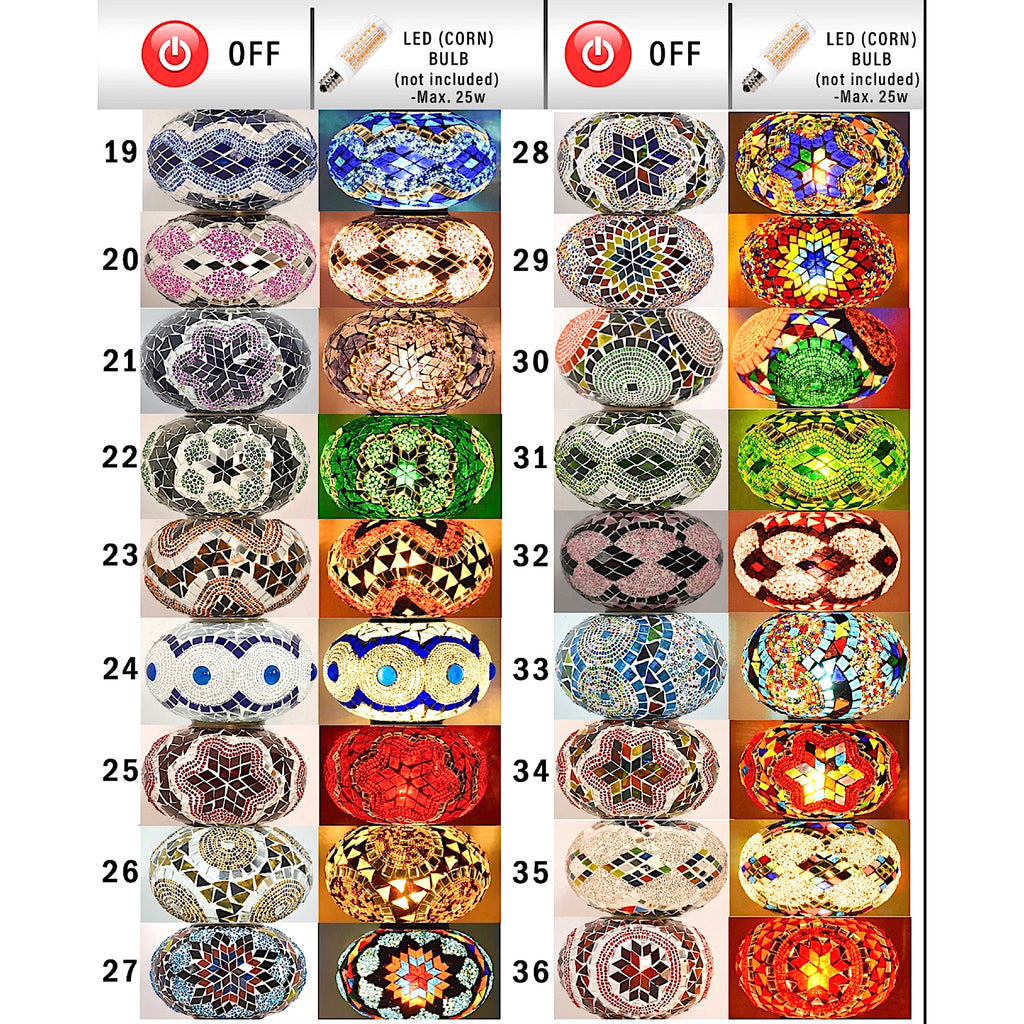 Replacement Mosaic GLobe (Large)