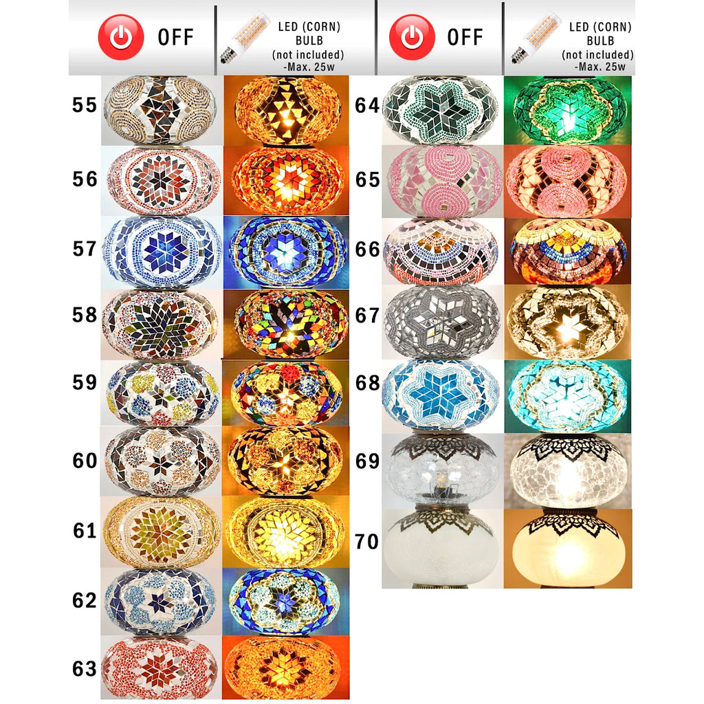 Replacement Mosaic GLobe (Large)