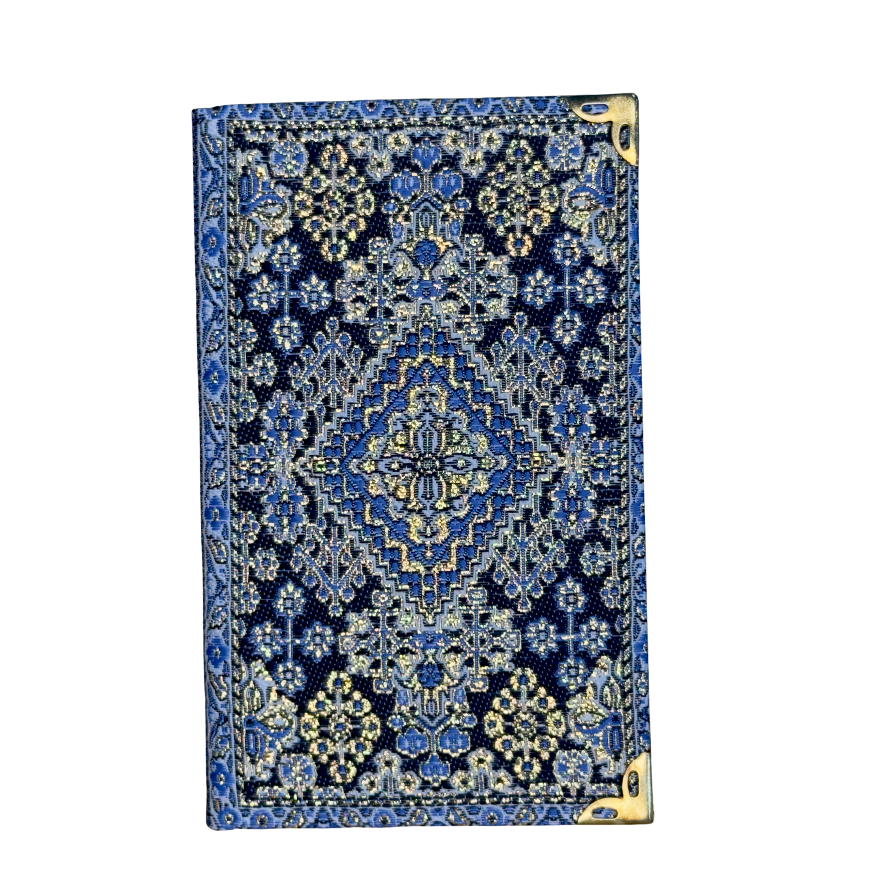 Mini Woven Fabric Journal Notebook – Assorted Turkish Inspired Designs – 3.5 x 5.5 Inch Pocket Notebook