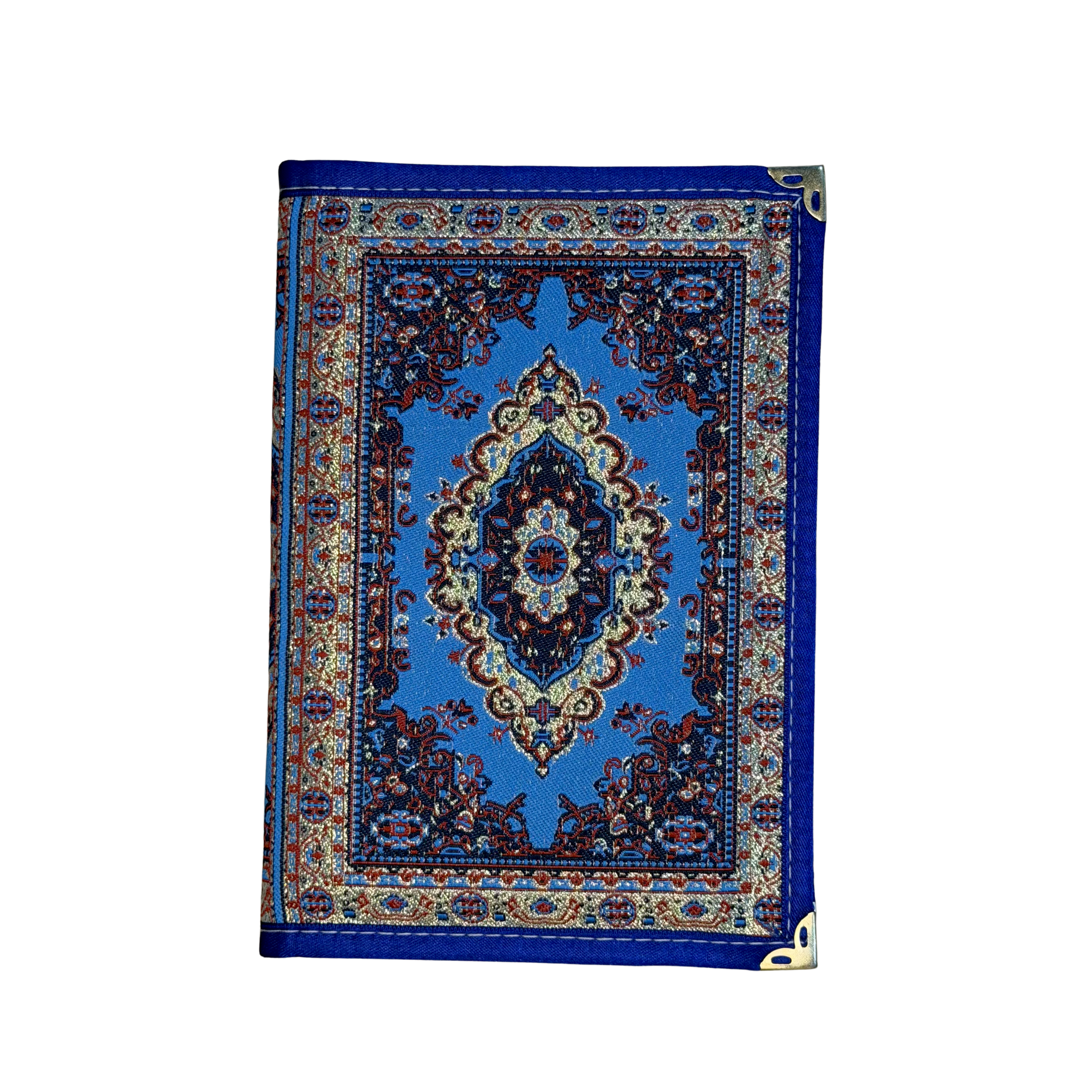 Woven Fabric Journal Notebook – Assorted Turkish Inspired Designs – 5.5 x 8 Inch Decorative Hardcover Notebook