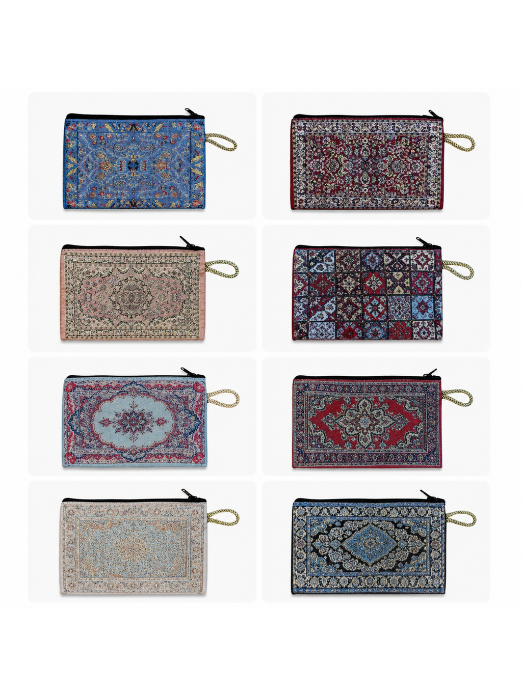 Small Woven Coin Purse & Mini Wallet (Assorted Designs)