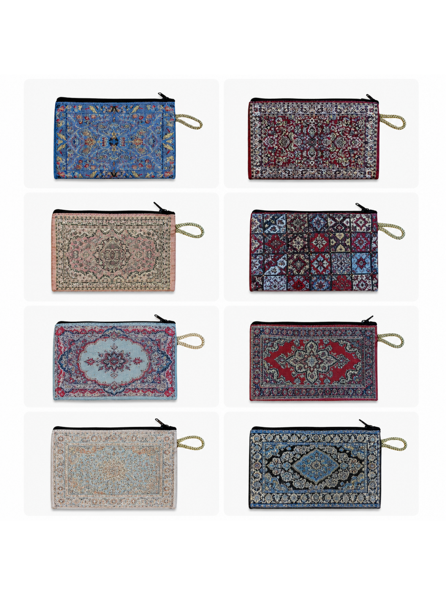 Small Woven Coin Purse & Mini Wallet (Assorted Designs)