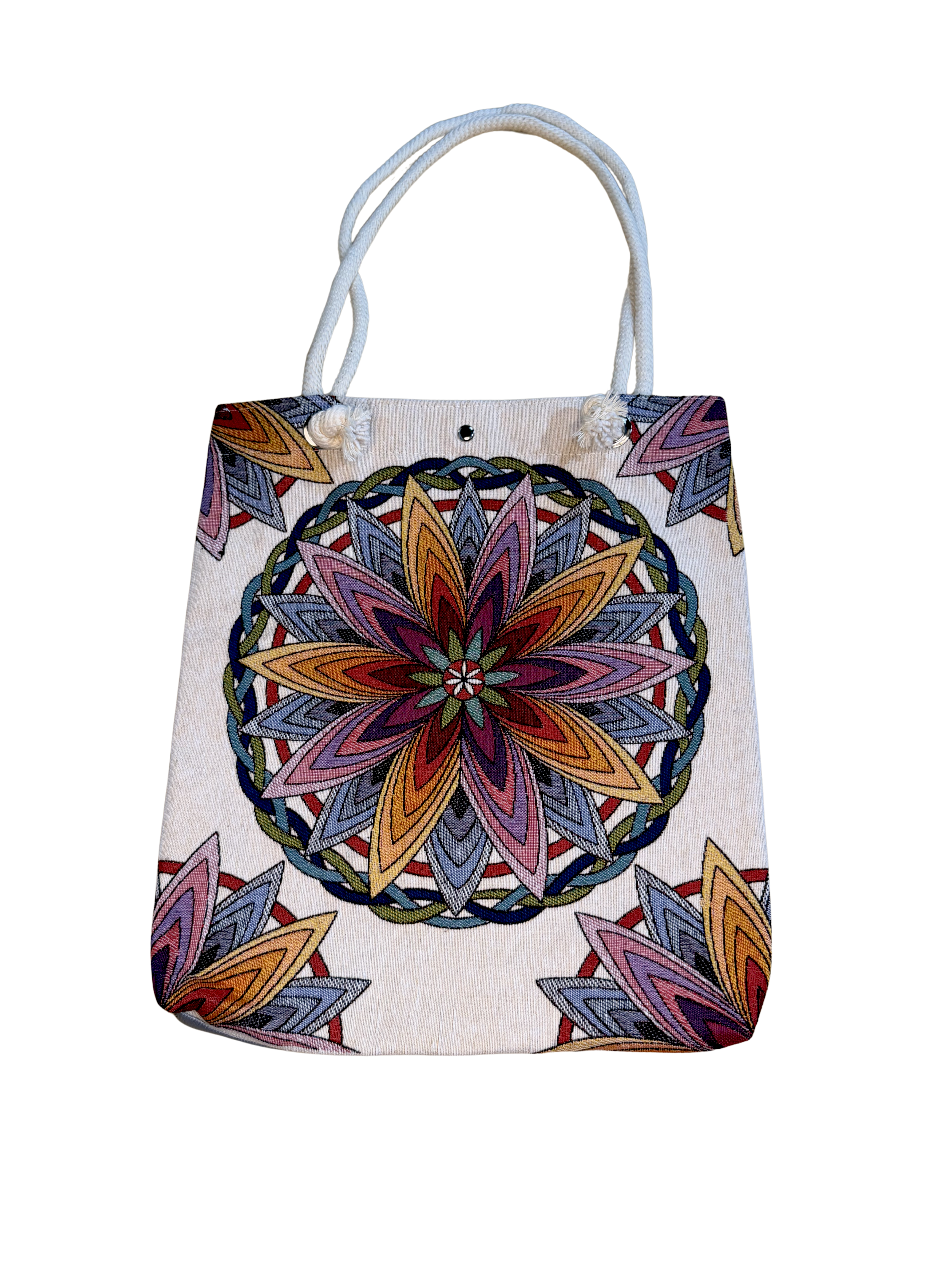 Wholesale Cotton Tote Bag Collection – Assorted Artistic Prints – Reusable Shoulder Bags – 13.5" x 16"