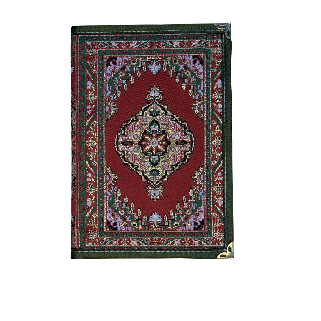 Woven Fabric Journal Notebook – Assorted Turkish Inspired Designs – 5.5 x 8 Inch Decorative Hardcover Notebook