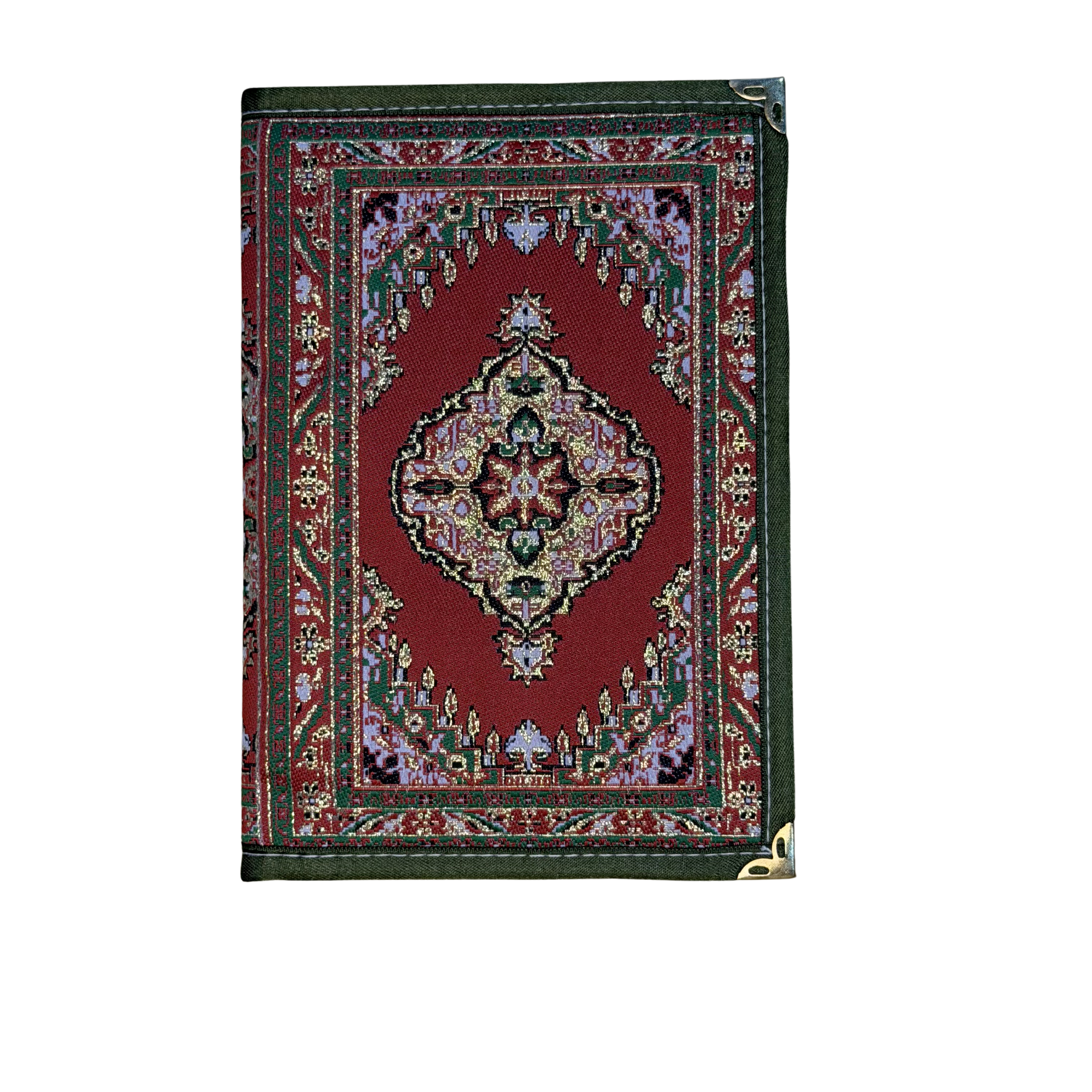 Woven Fabric Journal Notebook – Assorted Turkish Inspired Designs – 5.5 x 8 Inch Decorative Hardcover Notebook