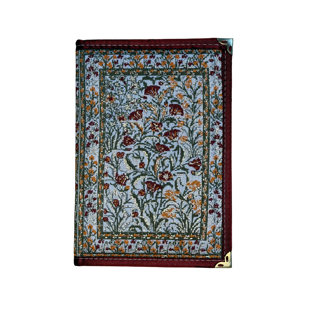 Woven Fabric Journal Notebook – Assorted Turkish Inspired Designs – 5.5 x 8 Inch Decorative Hardcover Notebook