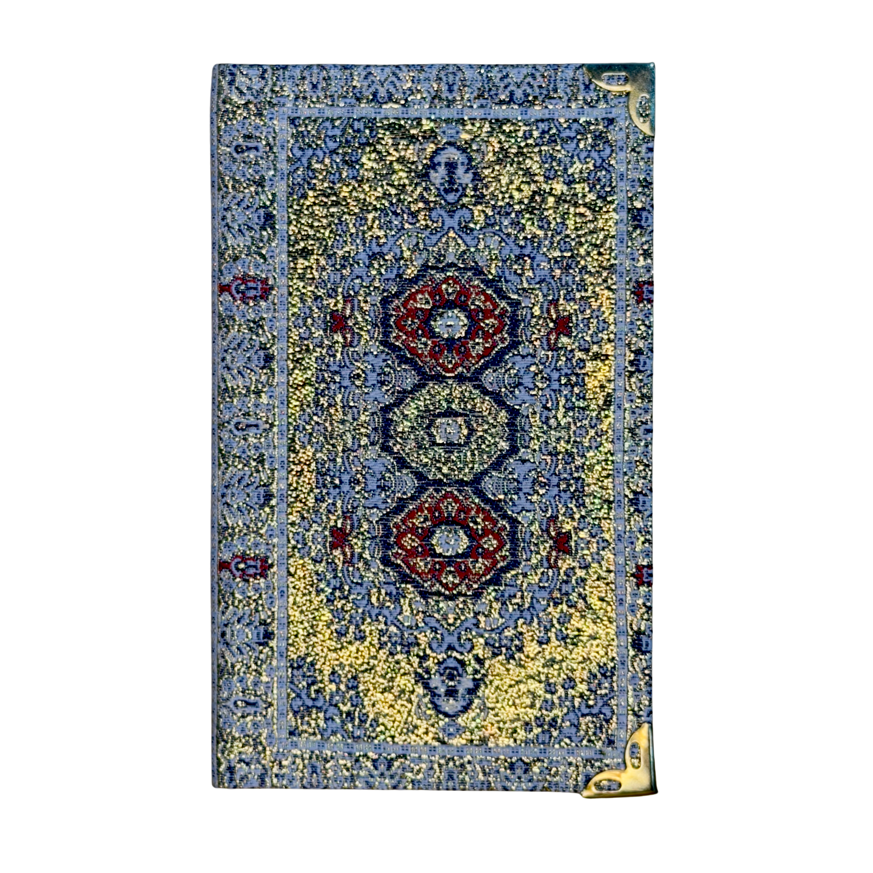 Mini Woven Fabric Journal Notebook – Assorted Turkish Inspired Designs – 3.5 x 5.5 Inch Pocket Notebook