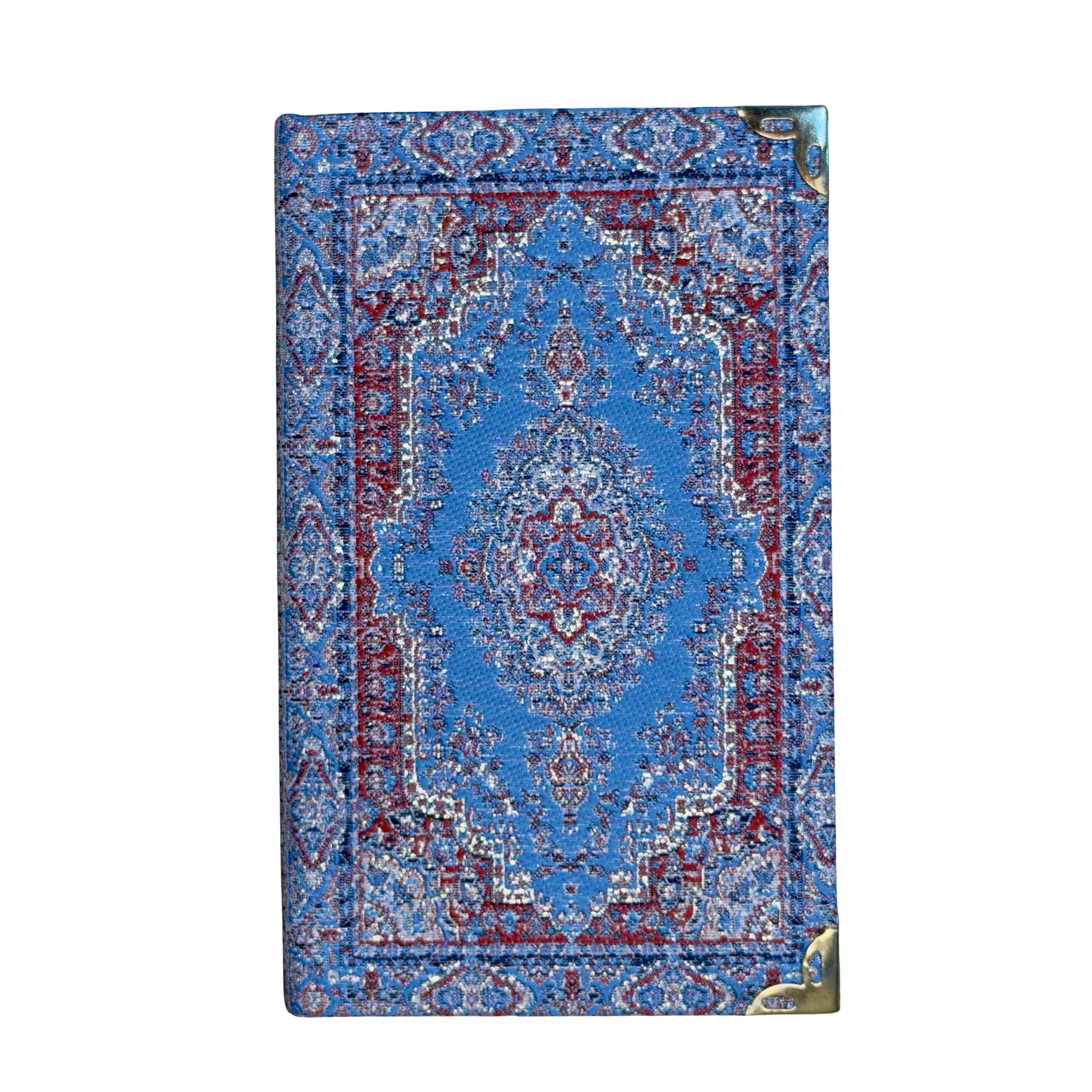 Mini Woven Fabric Journal Notebook – Assorted Turkish Inspired Designs – 3.5 x 5.5 Inch Pocket Notebook