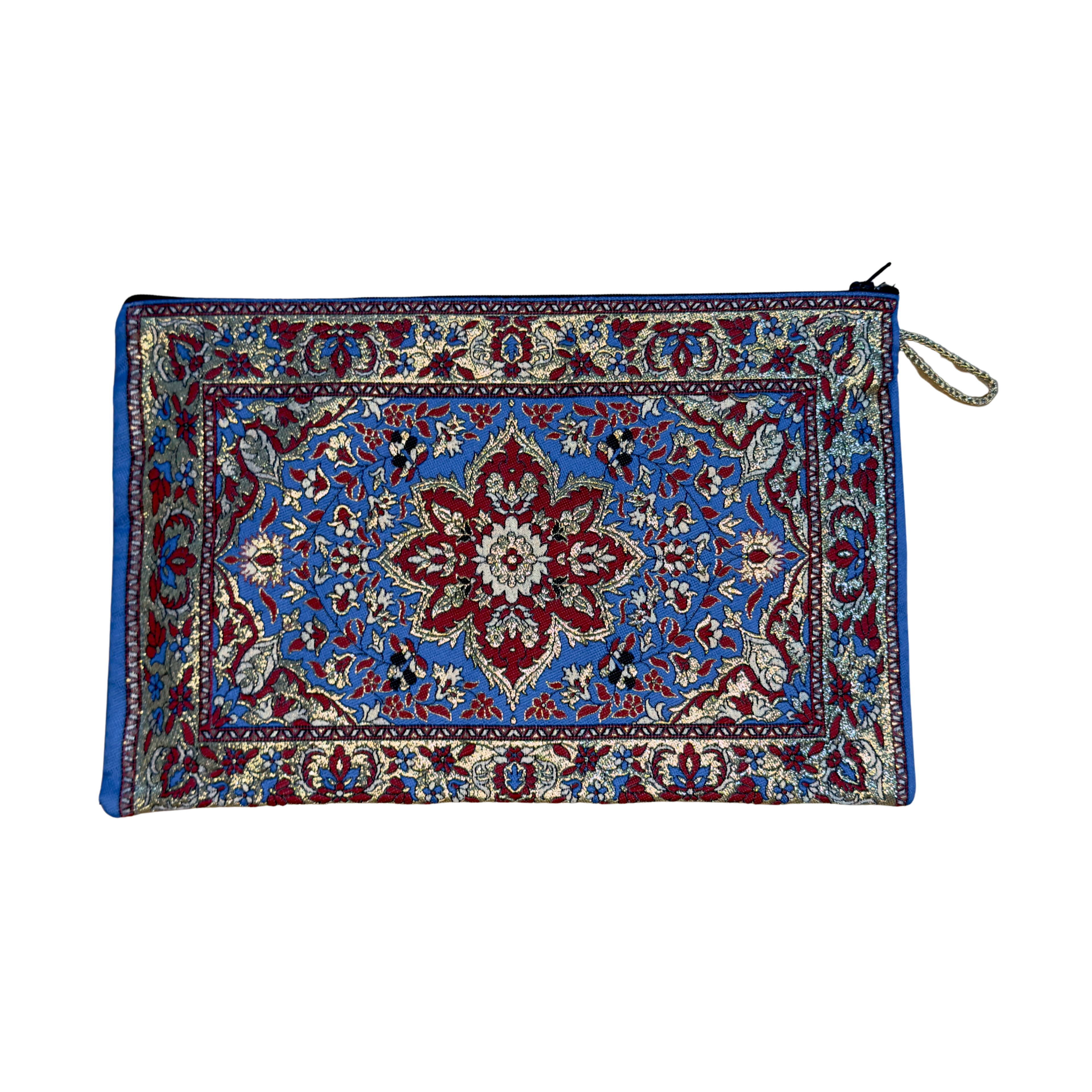 Woven Medium Zip Wallet – Assorted Turkish Inspired Patterns – Polyester Fabric – 8.5 x 5.5 in