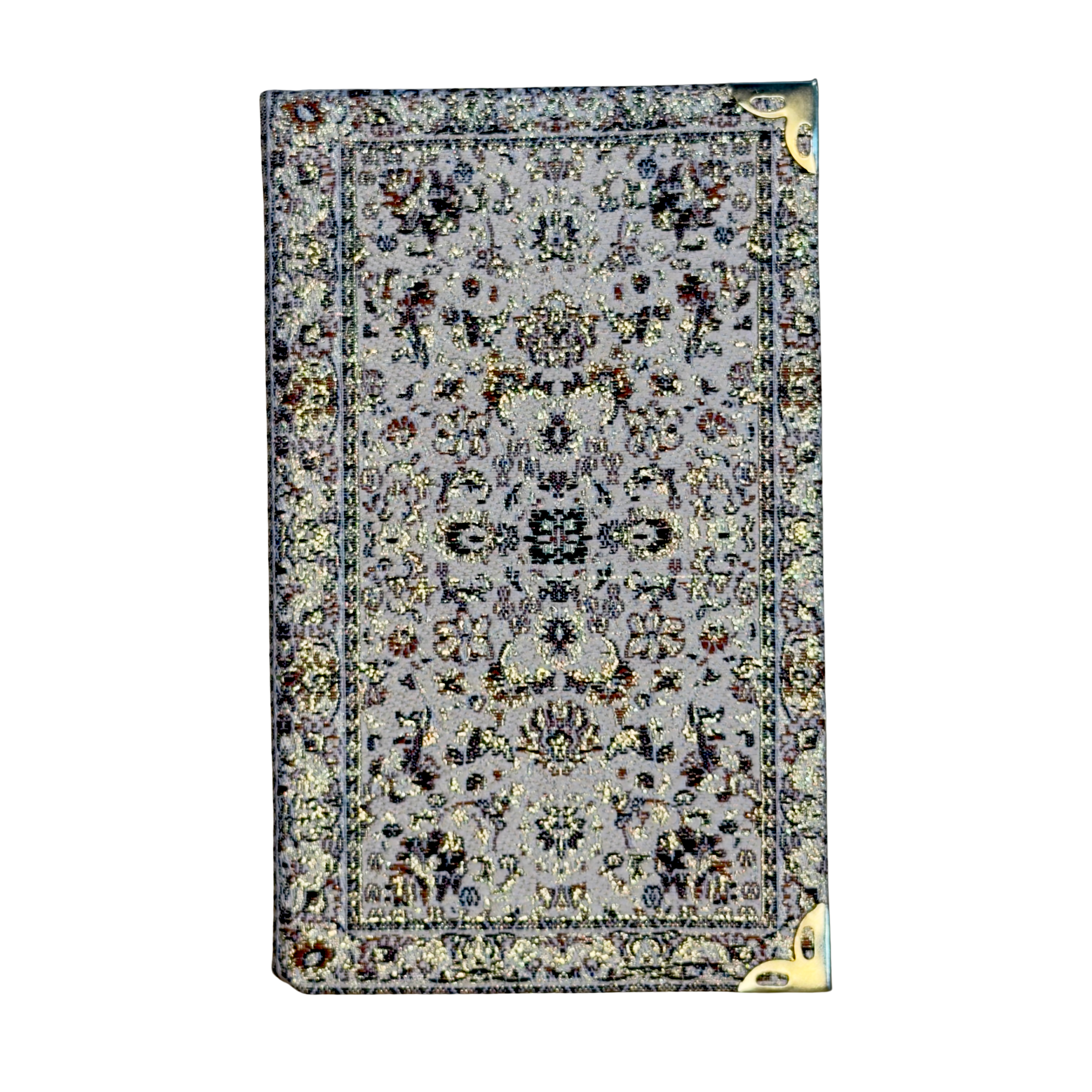 Mini Woven Fabric Journal Notebook – Assorted Turkish Inspired Designs – 3.5 x 5.5 Inch Pocket Notebook