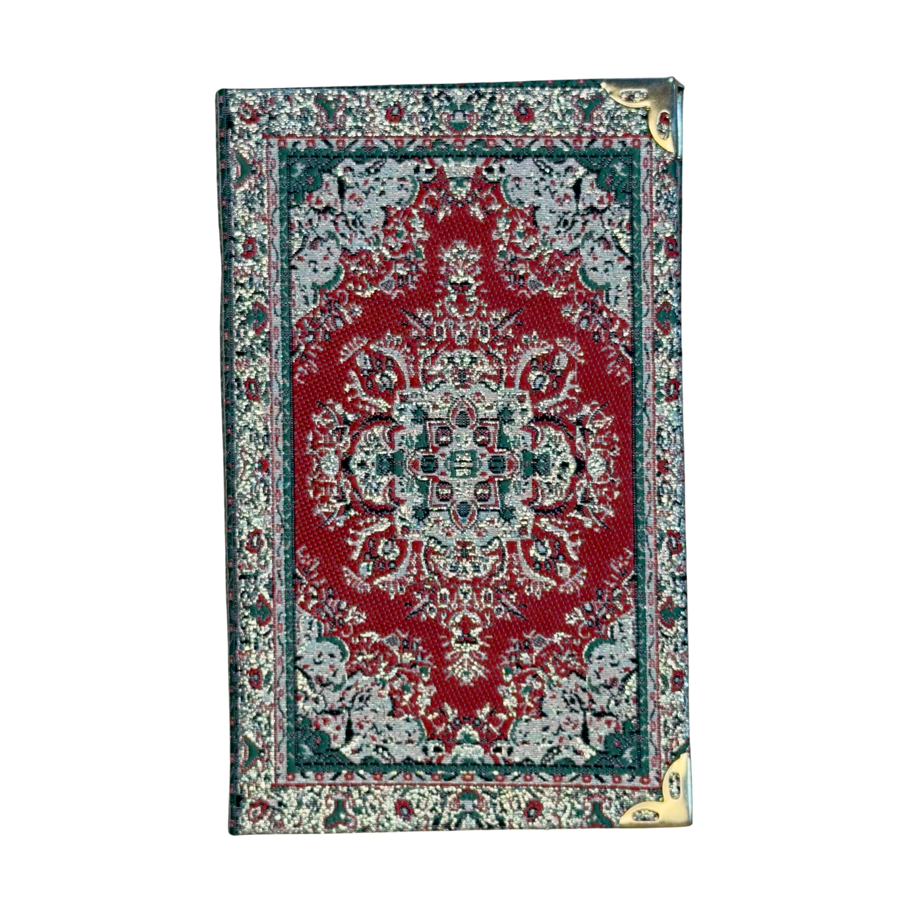 Mini Woven Fabric Journal Notebook – Assorted Turkish Inspired Designs – 3.5 x 5.5 Inch Pocket Notebook