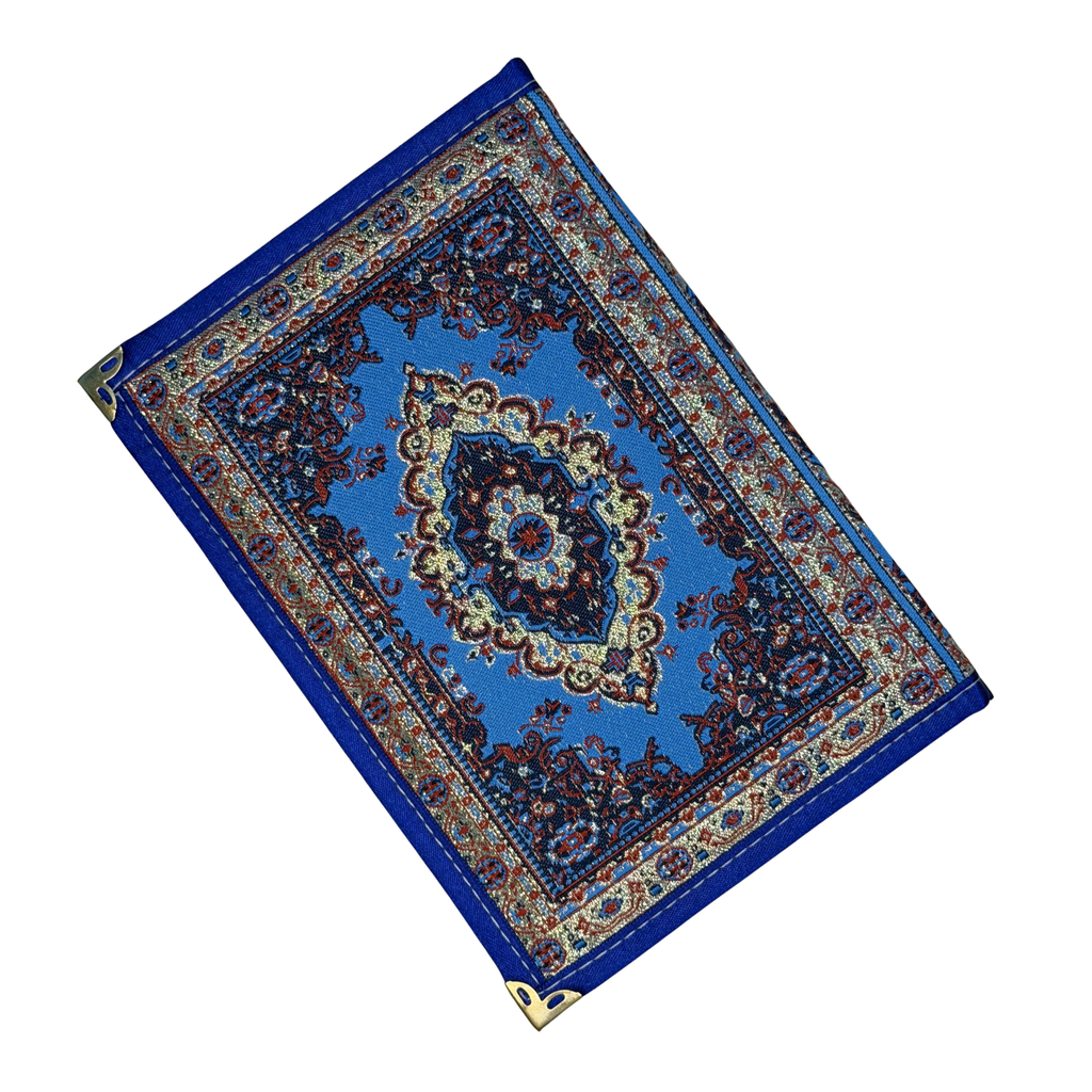 Woven Fabric Journal Notebook – Assorted Turkish Inspired Designs – 5.5 x 8 Inch Decorative Hardcover Notebook
