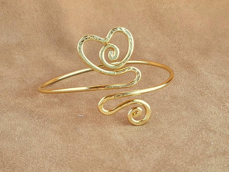 Copper Wire BRACELET Silver & Gold Plating B-07