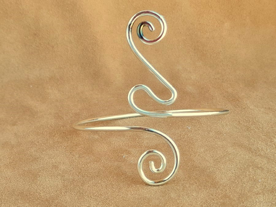 Copper Wire BRACELET Silver & Gold Plating B-07