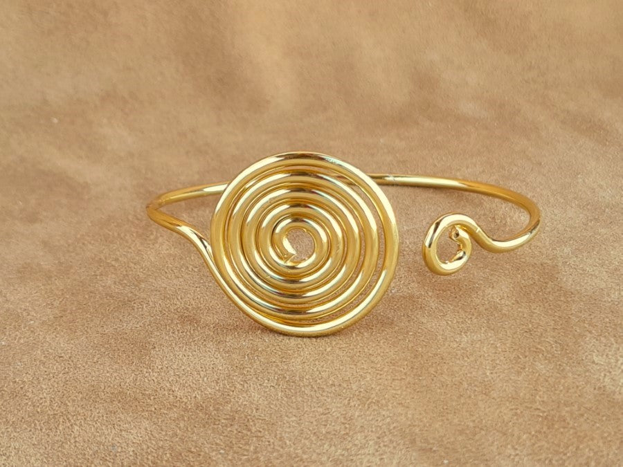 Copper Wire BRACELET Silver & Gold Plating B-07