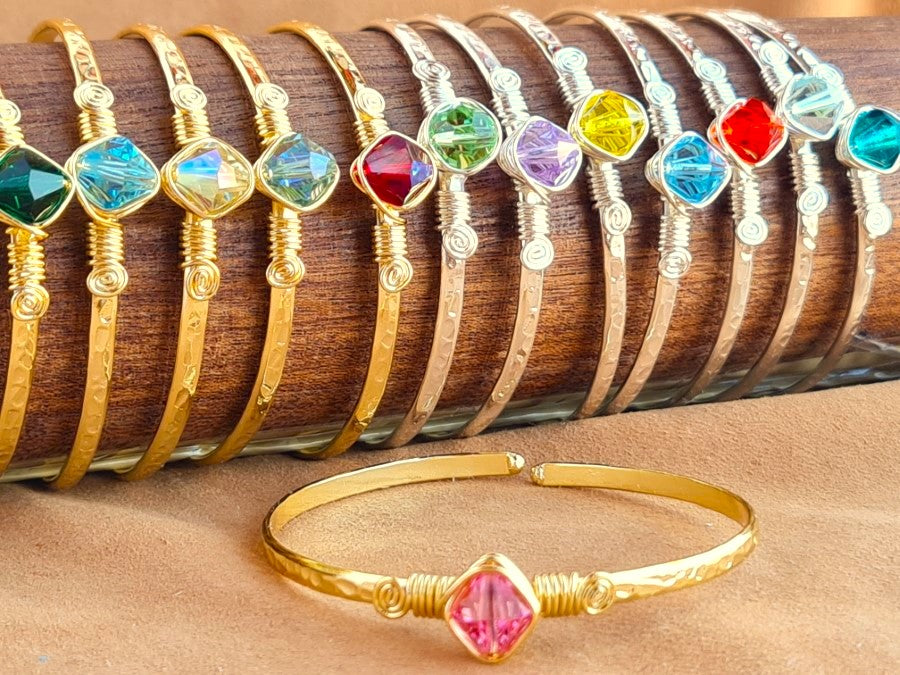 Handcrafted SVAROWSKI Stone Jewelry in Solid Copper with Silver & Gold Plating