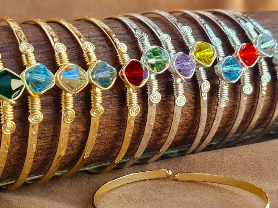 Handcrafted SVAROWSKI Stone Jewelry in Solid Copper with Silver & Gold Plating