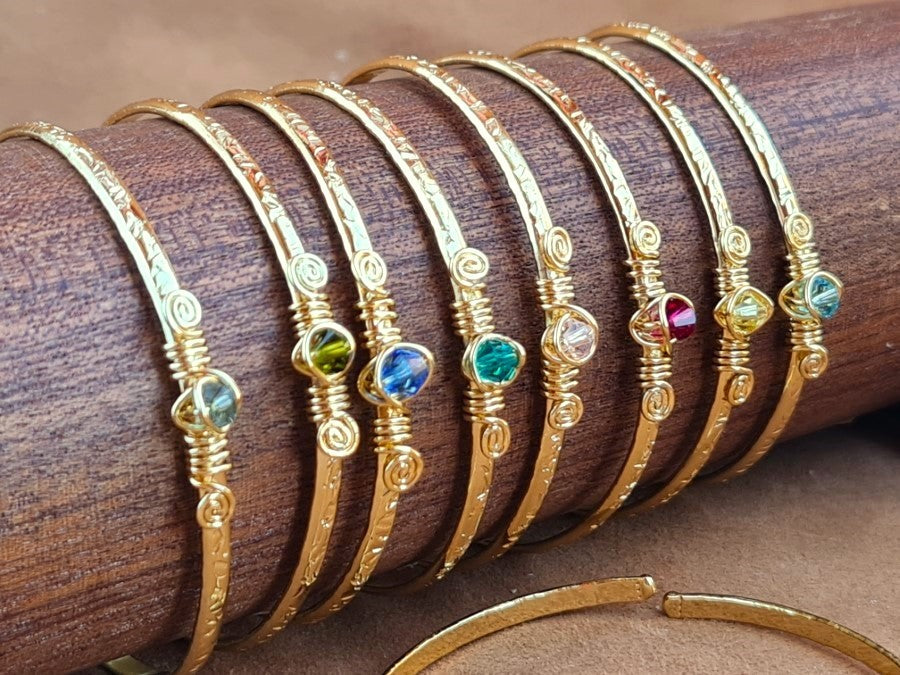 Handcrafted SVAROWSKI Stone Jewelry in Solid Copper with Silver & Gold Plating