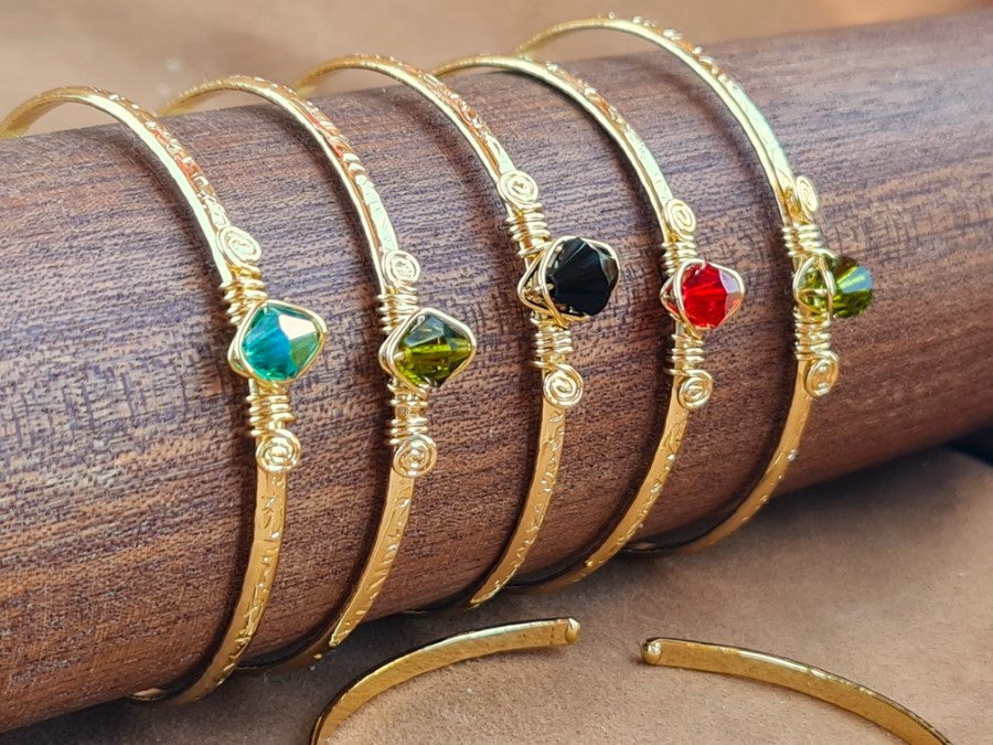 Handcrafted SVAROWSKI Stone Jewelry in Solid Copper with Silver & Gold Plating