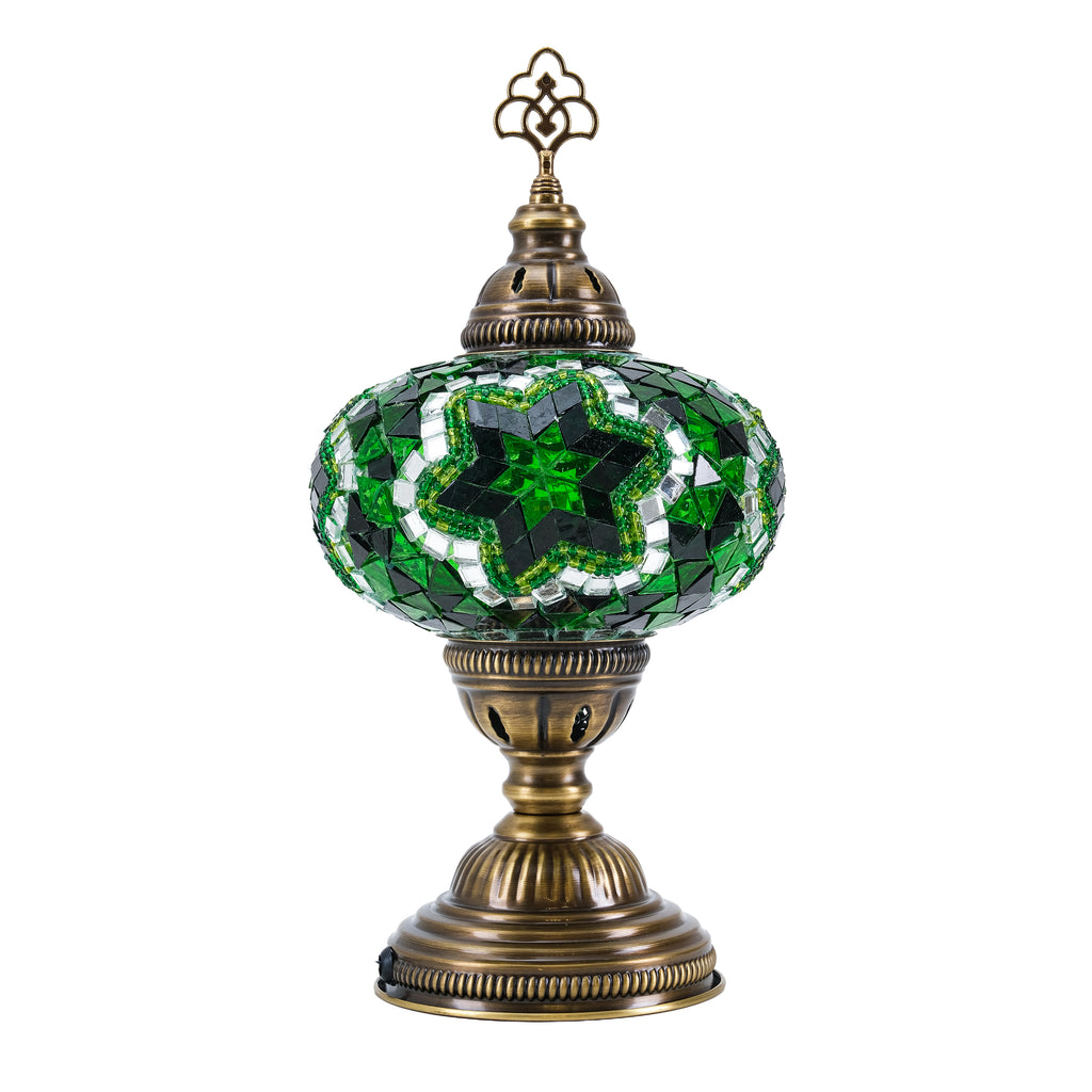Mozaist Turkish Mosaic Table Lamp Green