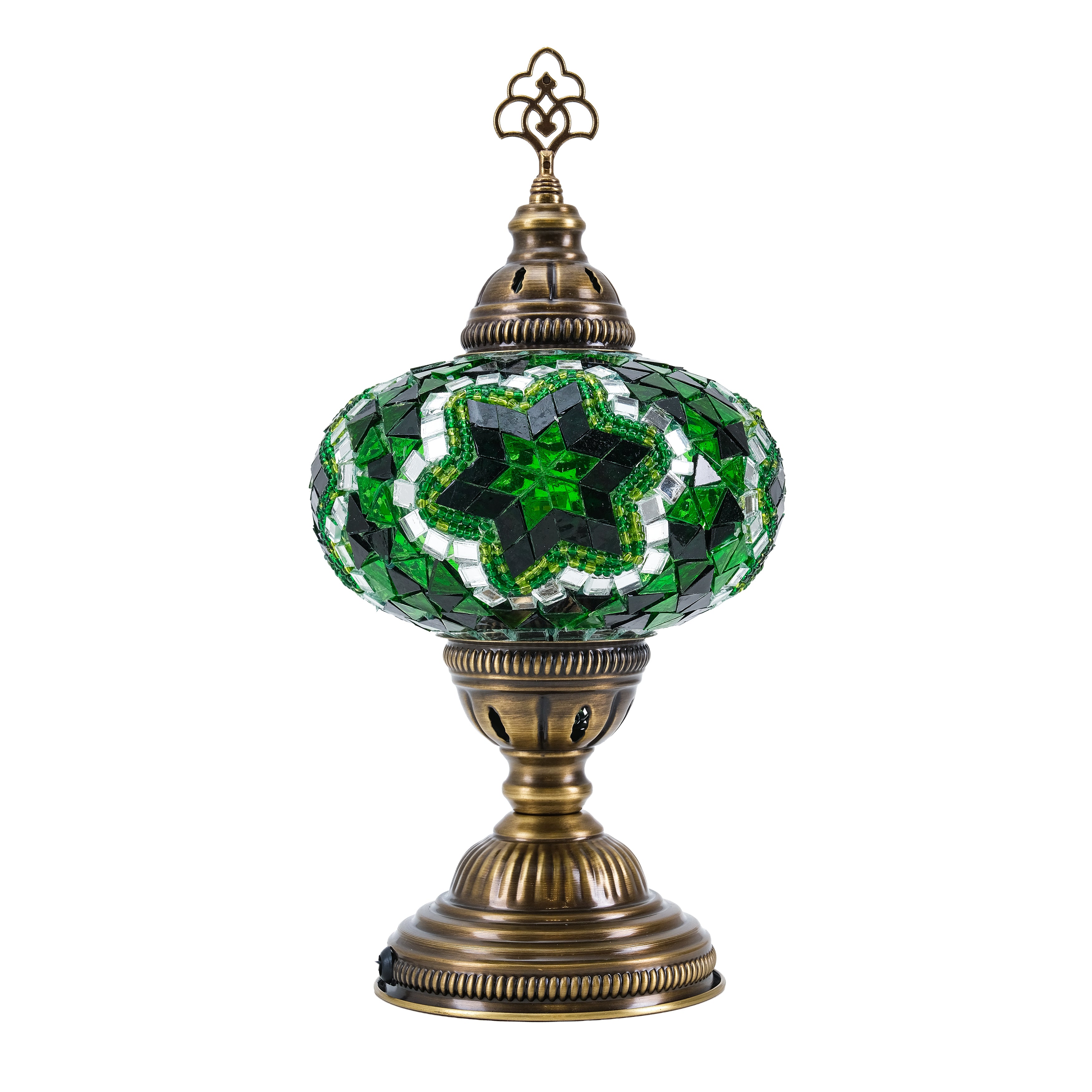 Mozaist Turkish Mosaic Table Lamp Green