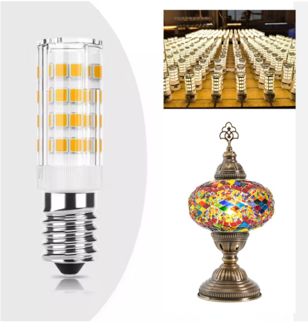 E12 Led Corn Light Bulb 3 Pack