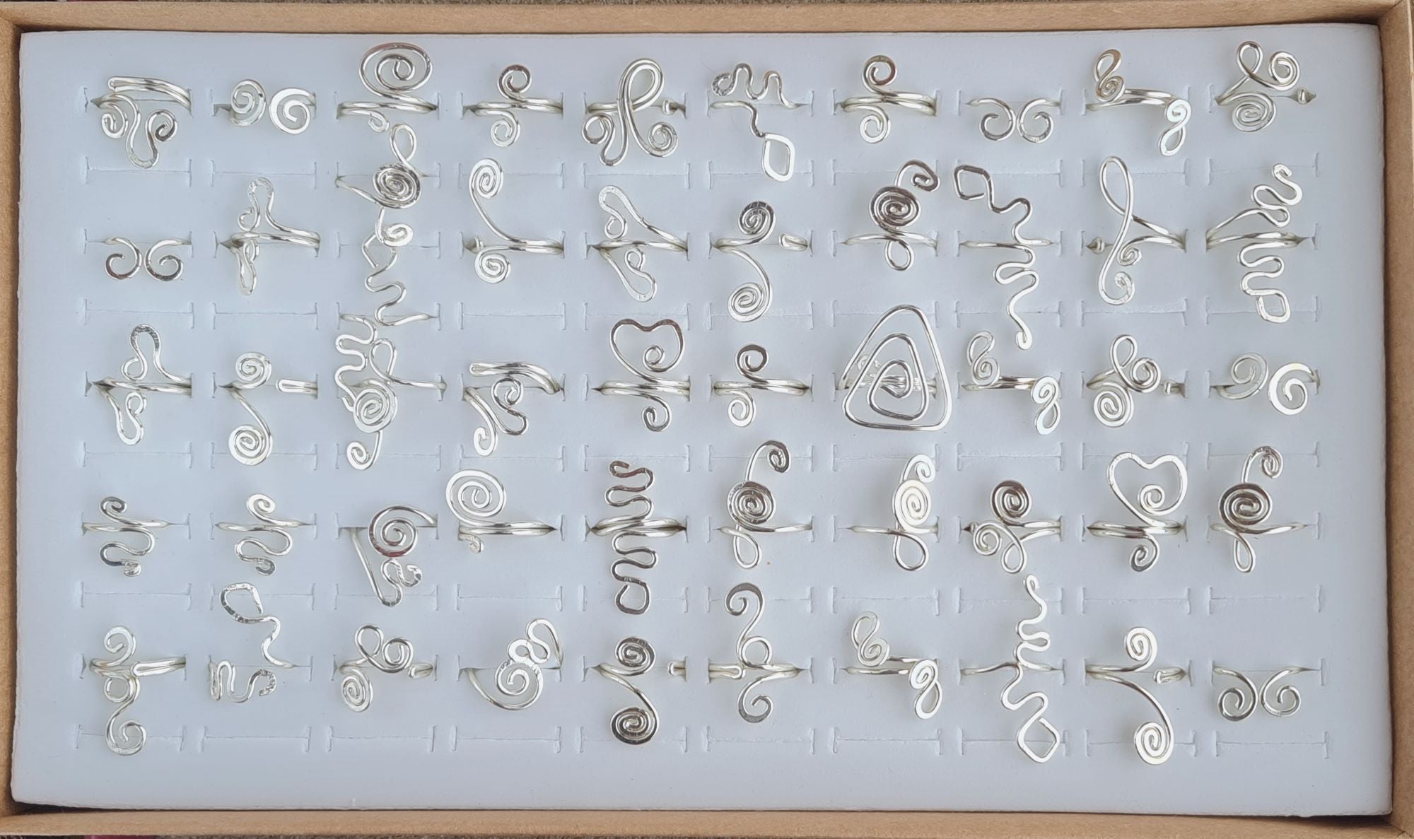 Copper Ring Collection – Gold - Silver Plated Copper M-234