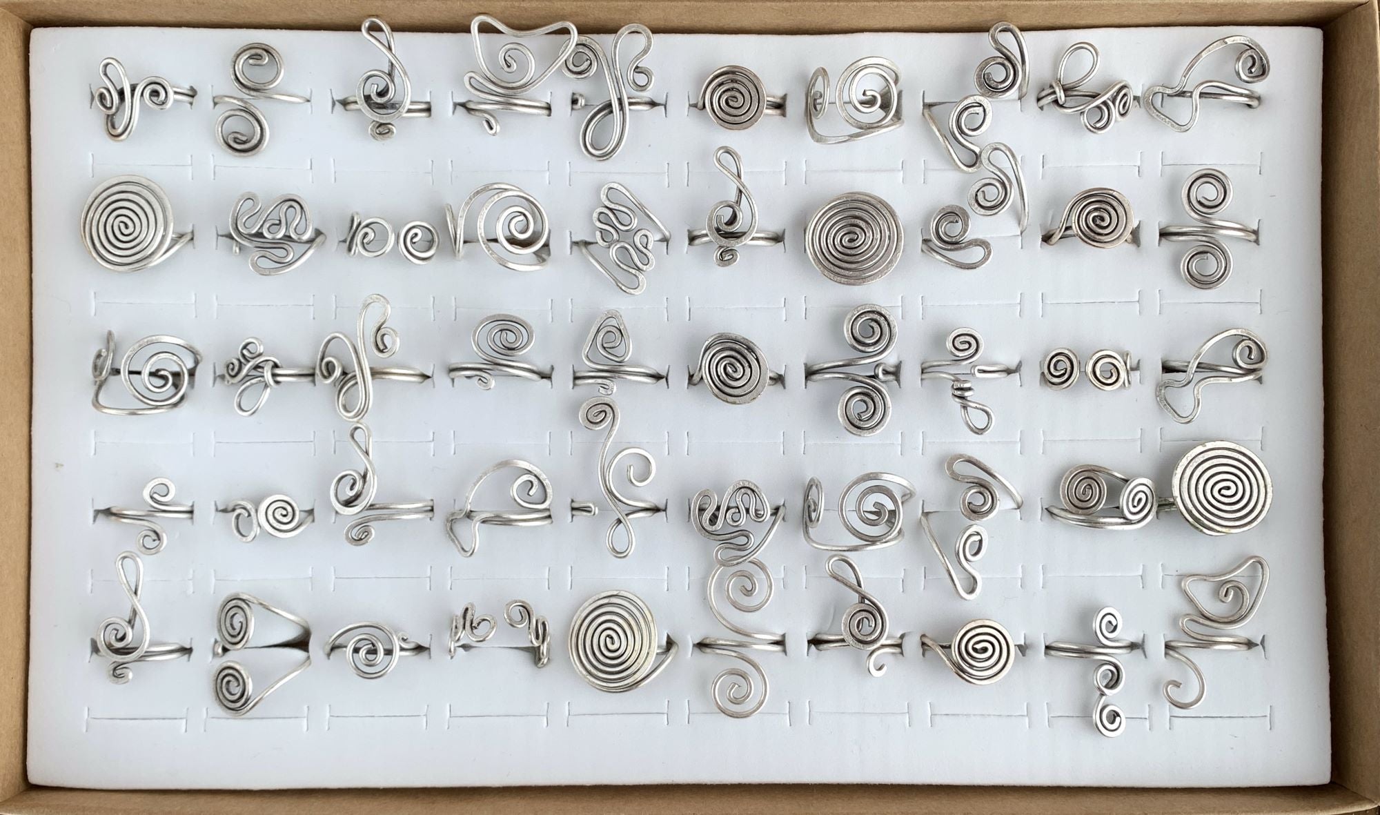 Copper Ring Collection – Gold - Silver Plated Copper M-234