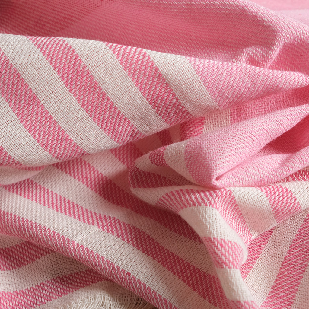 Pink Premium Turkish Cotton Peshtemal – Lightweight Spa & Beach Towel, Soft, Absorbent & Quick Dry (APS-01)