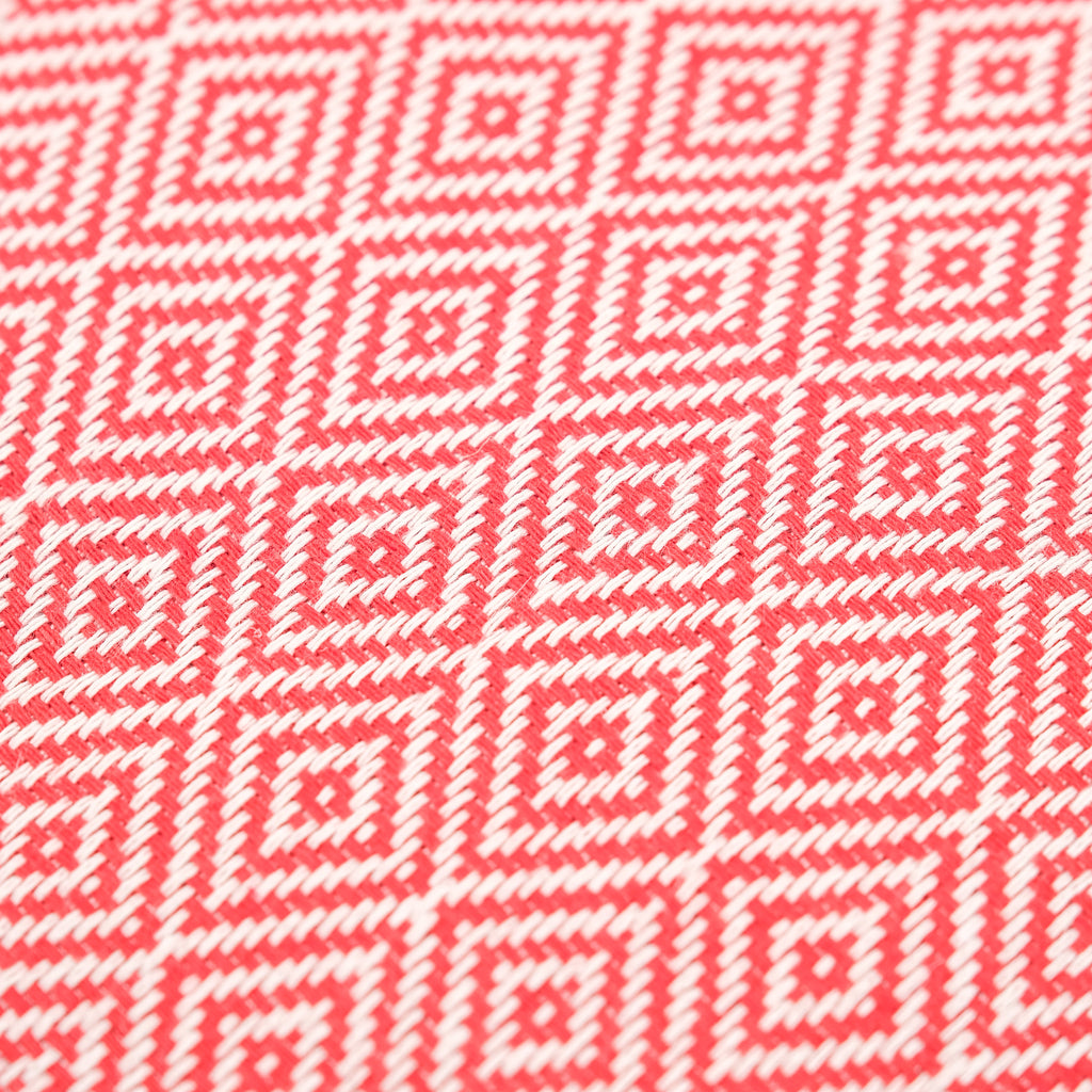 Red Diamond Premium Turkish Cotton Peshtemal – Lightweight Spa & Beach Towel, Soft, Absorbent & Quick Dry (EPS-01)