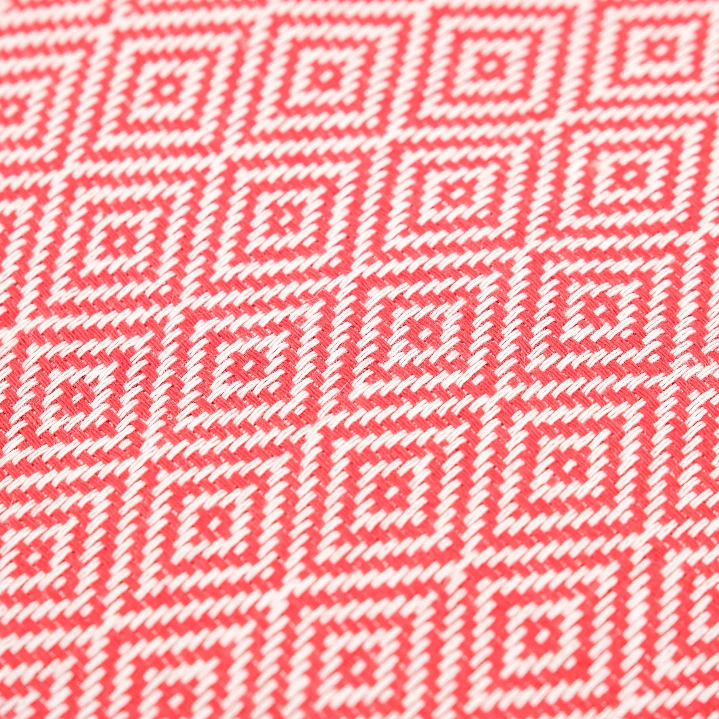 Red Diamond Premium Turkish Cotton Peshtemal – Lightweight Spa & Beach Towel, Soft, Absorbent & Quick Dry (EPS-01)