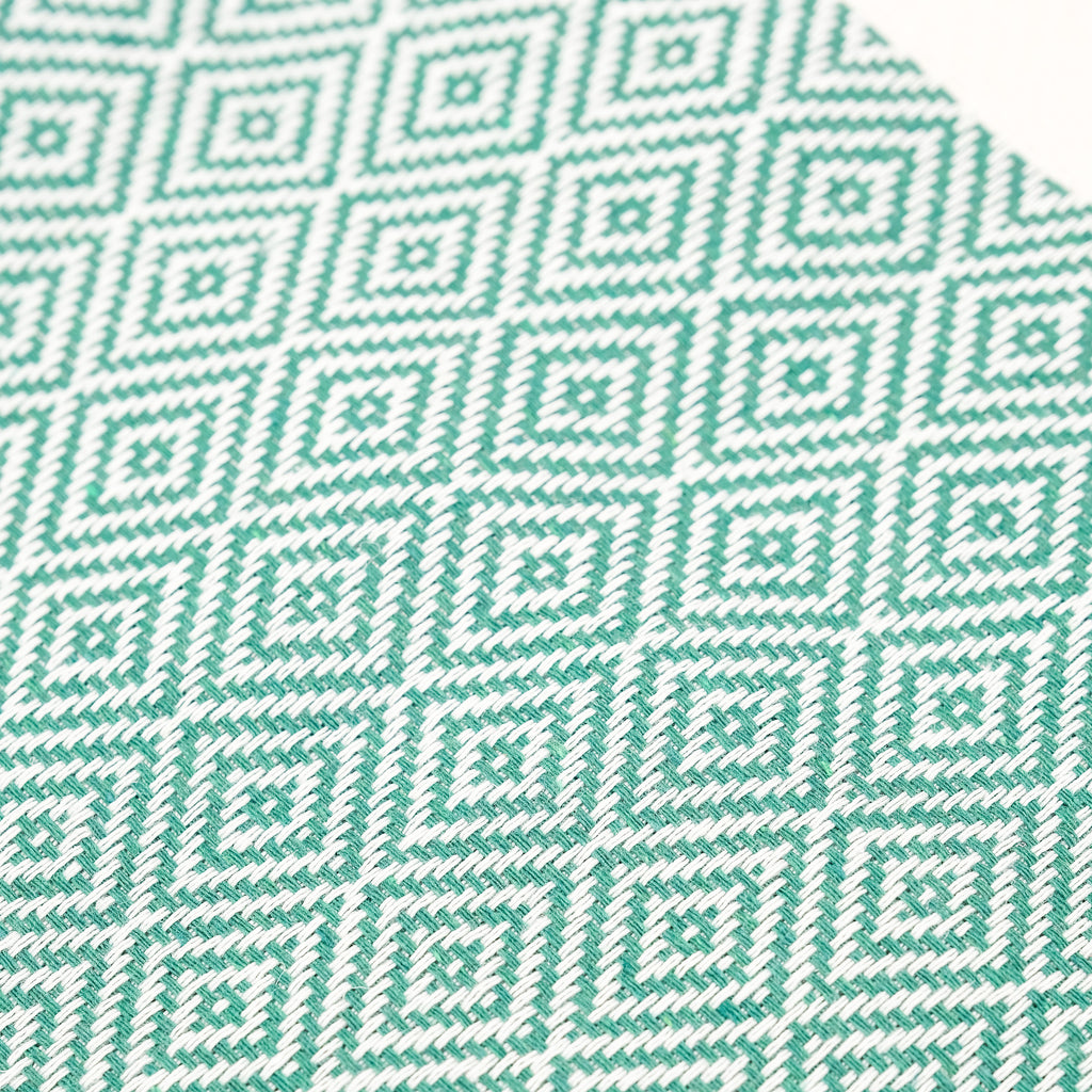 Green Diamond Premium Turkish Cotton Peshtemal – Lightweight Spa & Beach Towel, Soft, Absorbent & Quick Dry (EPS-01)