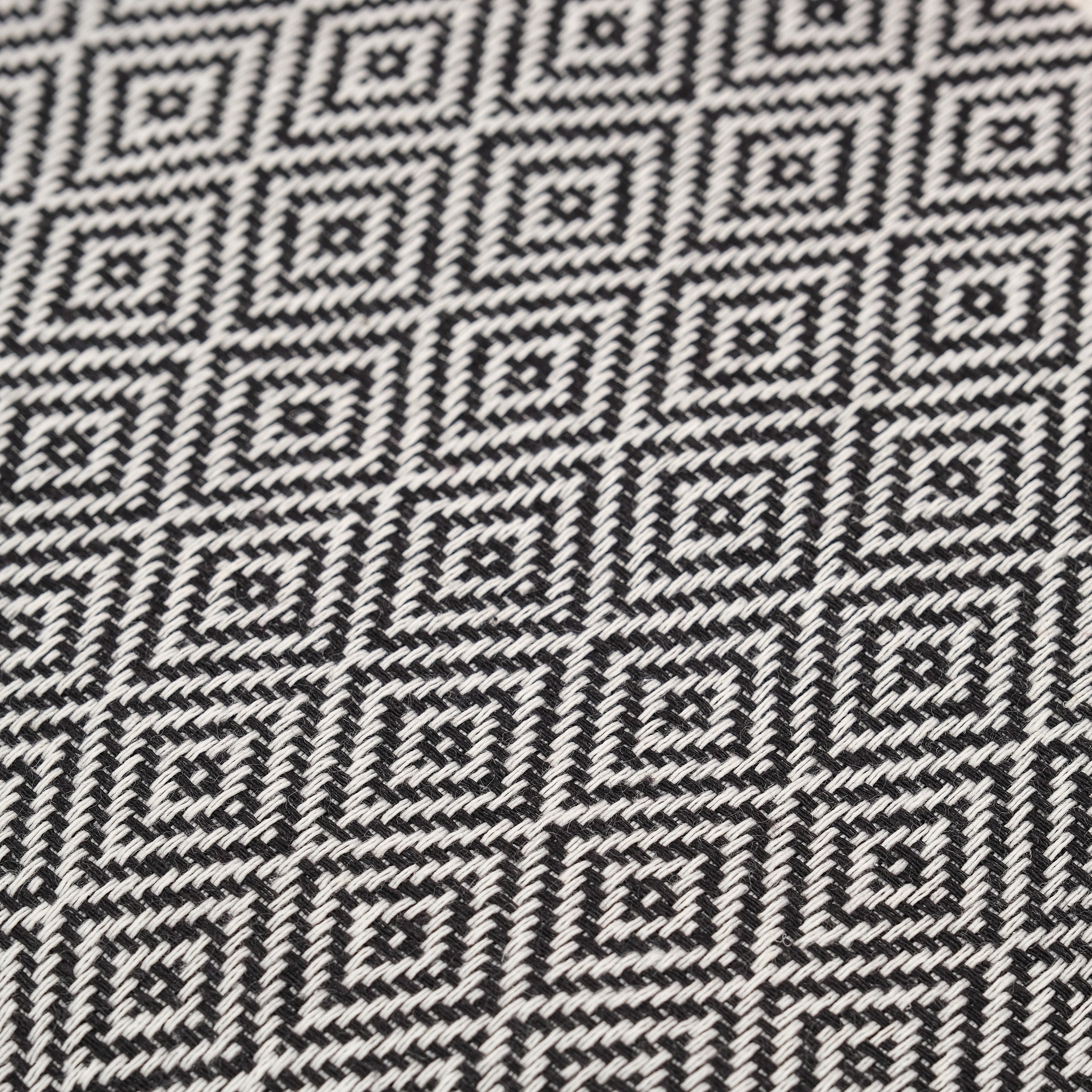 Black Diamond Premium Turkish Cotton Peshtemal – Lightweight Spa & Beach Towel, Soft, Absorbent & Quick Dry (EPS-01)