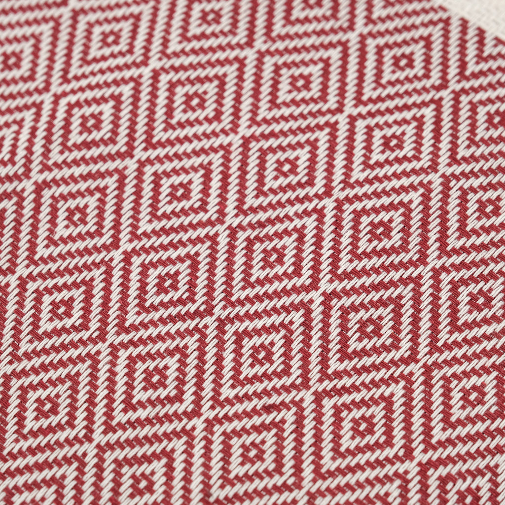Plum color Diamond Premium Turkish Cotton Peshtemal – Lightweight Spa & Beach Towel, Soft, Absorbent & Quick Dry (EPS-01)