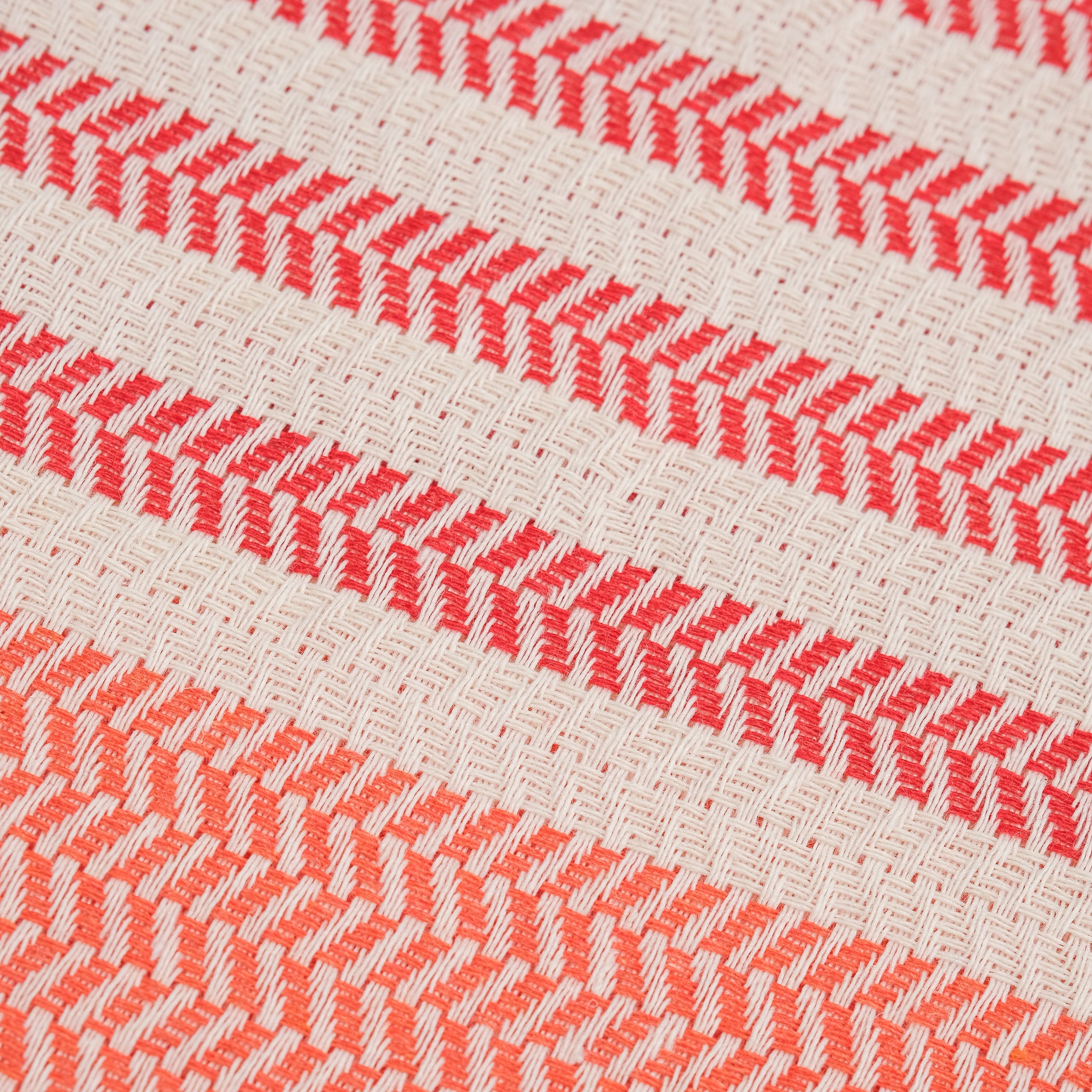 Orange Red Premium Turkish Cotton Peshtemal – Lightweight Spa & Beach Towel, Soft, Absorbent & Quick Dry (HPS-01)