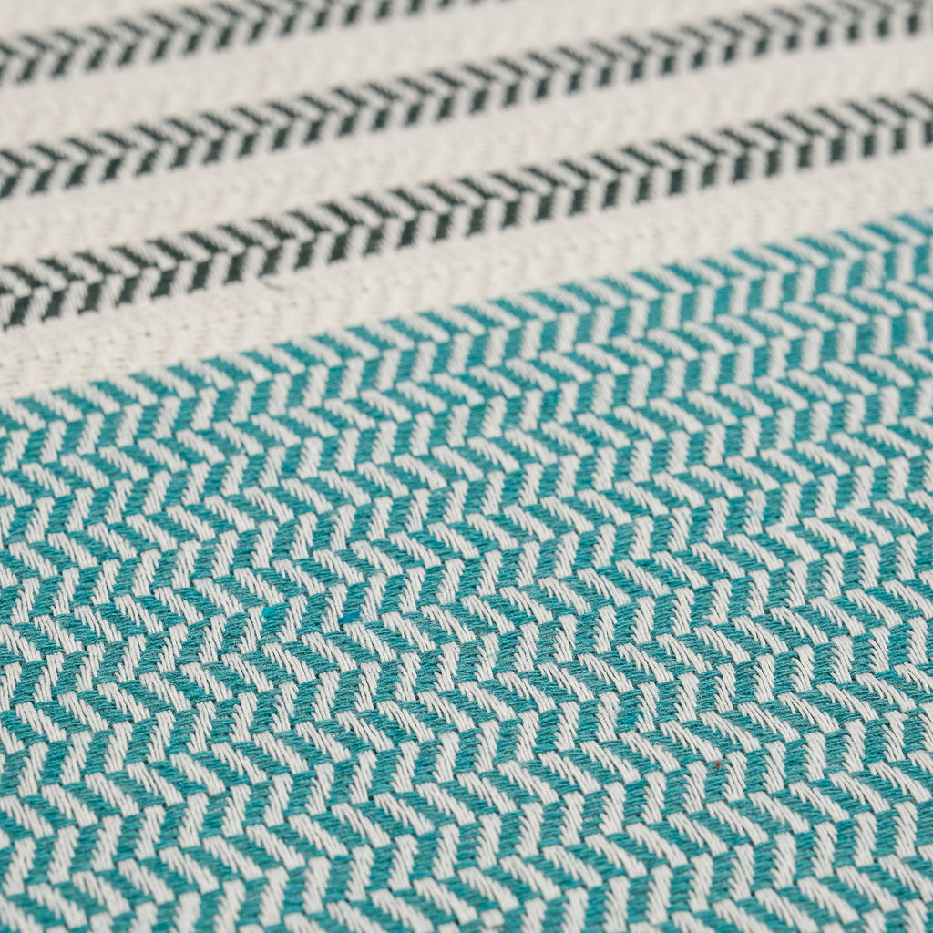 Green Premium Turkish Cotton Peshtemal – Lightweight Spa & Beach Towel, Soft, Absorbent & Quick Dry (HPS-01)