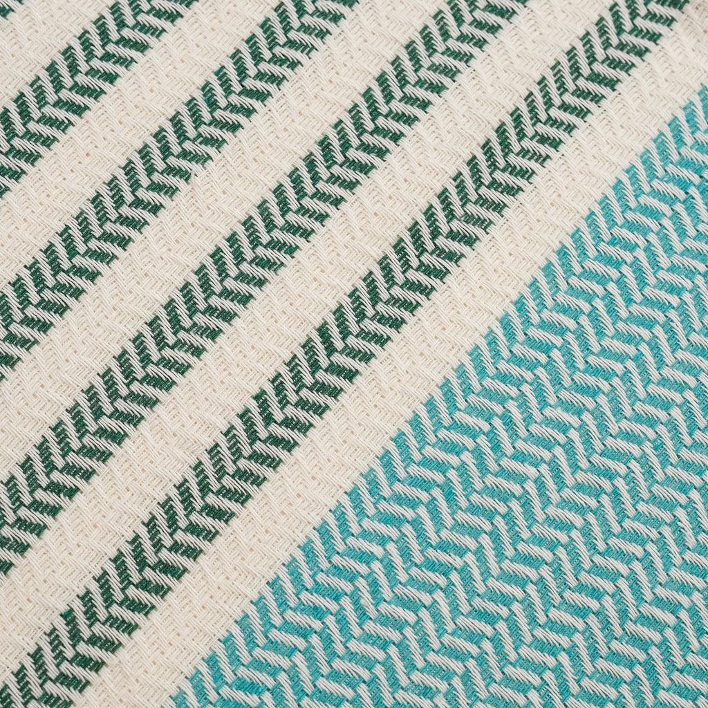 Verdea Water Green Premium Turkish Cotton Peshtemal – Lightweight Spa & Beach Towel, Soft, Absorbent & Quick Dry (HPS-01)