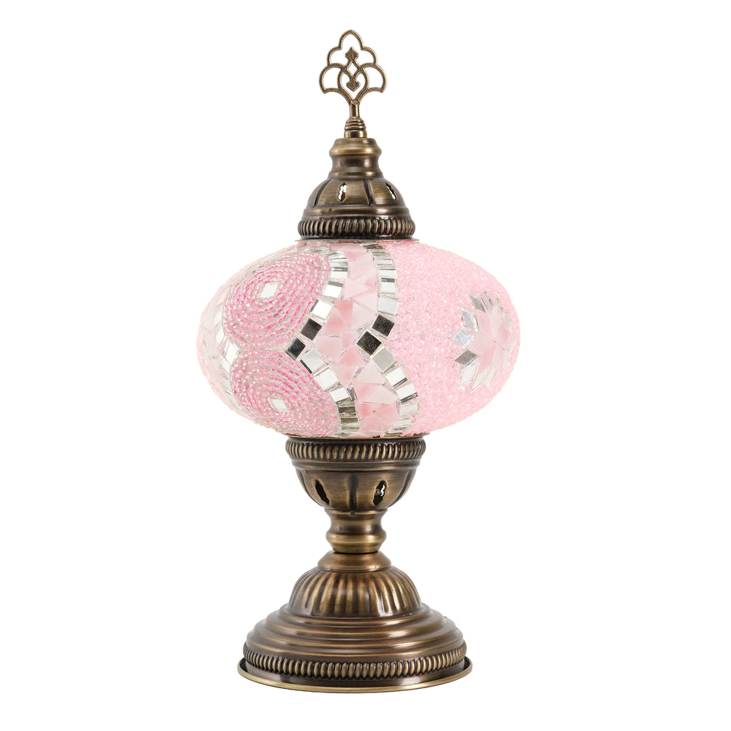 Mozaist Turkish Mosaic Table Lamp Pink