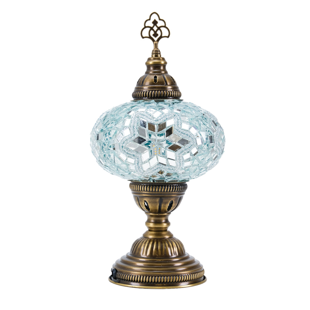 Mozaist Turkish Mosaic Table Lamp White