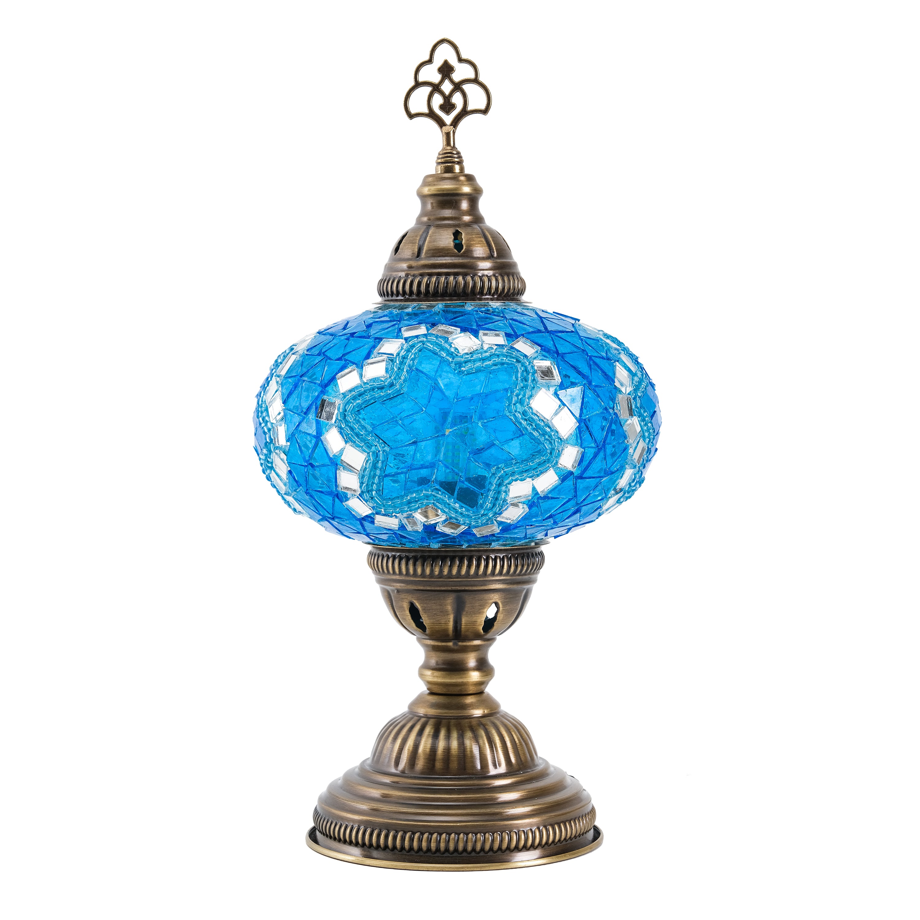 Mozaist Turkish Mosaic Table Lamp Blue