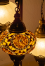 3 Globe Turkish Mosaic Floor Lamp (Moroccan Gold)