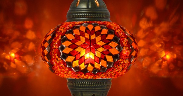 colorfull battery operated table lamps