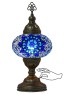 Battery Operated Mosaic Table Lamp (Sea Blue)