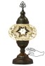 Battery Operated Mosaic Table Lamp (White Star)