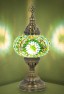 Turkish Mosaic Table Lamp (Light Green)