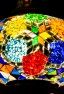11 Globe Turkish Mosaic Floor Lamp (Multicolor)