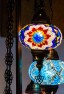 7 Globe Turkish Mosaic Floor Lamp (Multicolor)