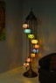 9 Globe Turkish Mosaic Floor Lamp (Multicolor)