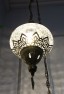 One Light Turkish Mosaic Hanging Lamp (Crack Clear)